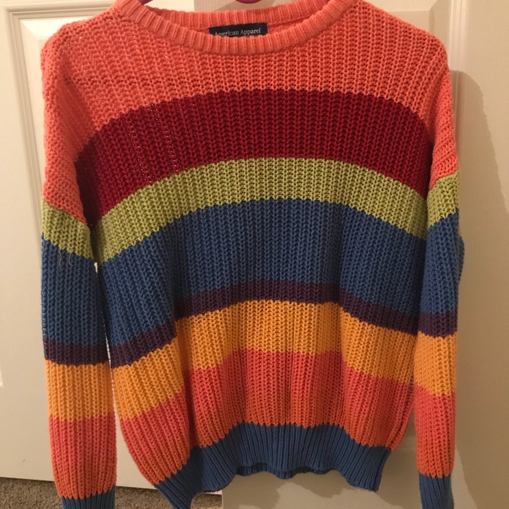 American apparel vintage striped sweater